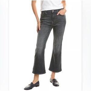 Current/Elliot Boulevard Graphite Jeans Sz 30 Dark Gray Tiny Flare Waist 32” New